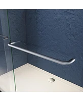 50-54in Sliding Shower Doors with Safety Glass and Easy Assembly