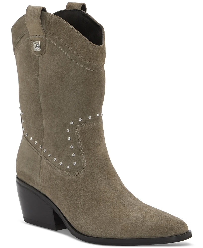 Lucky Brand Women's Cesiet Studded Cowboy Boots