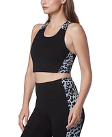 Andrew Marc Sport Women's Printed Cropped Tank Top