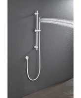 Showers Slide Bar Grab Rail w/ Handheld Shower Head & 69" Hose