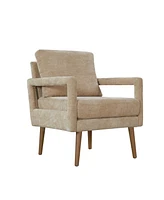 Simplie Fun Mid-Century Modern Chenille Armchair for Comfort and Style