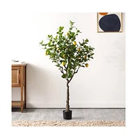 Safavieh Faux Lemon 60" Potted Tree