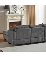 Streamdale Furniture Flexible Modular Sectional Sofa with Storage