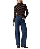 Sanctuary Women's Essential Striped Turtleneck