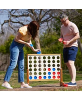 Yard Games YardGames 3 x 2 Feet Giant 4 In a Row Yard & Backyard Multiplayer Outdoor Game