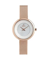 Obaku Women's Stille Silver Dial Watch - V146LXVWMV