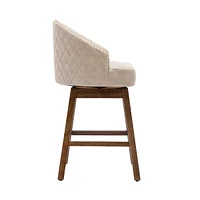Kitchen Counter Height 360 Degree Swivel Bar Stools Set