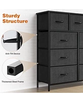 Versatile 9-Drawer Storage Dresser with Spacious Capacity and Multipurpose Design