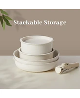 Streamdale Furniture Granite Cookware Set Non-Stick, Stackable, Dishwasher-Safe