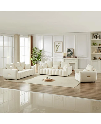 Streamdale Furniture Teddy Sofa Set: 1-Seater, 3-Seater, 3-Seater