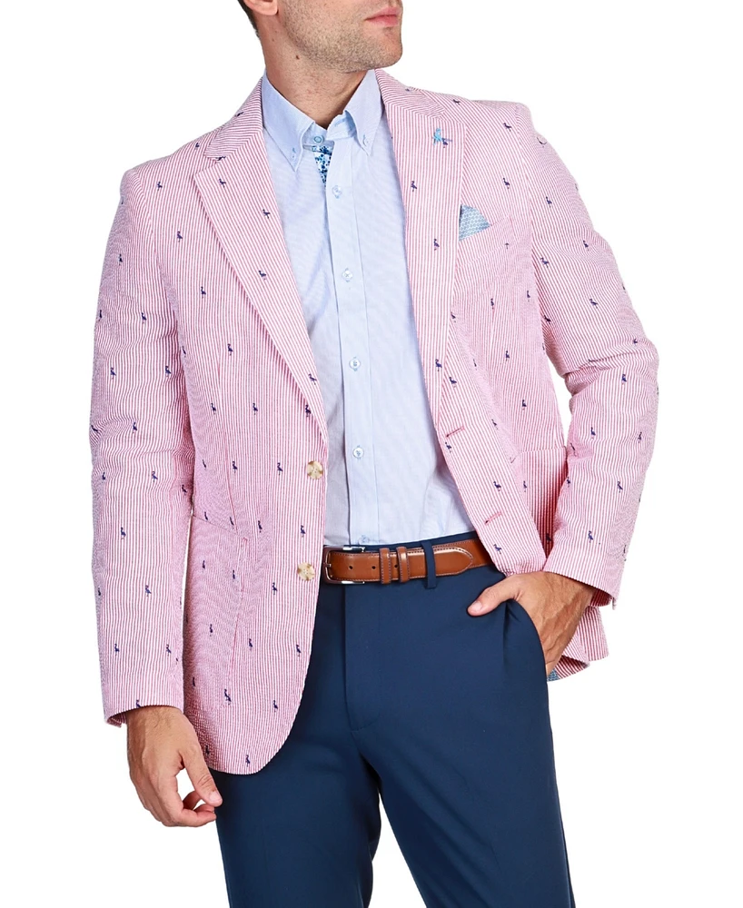Byrds Seersucker Pinstripe Sport Coat