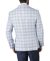 Men's Textured Plaid Sport Coat