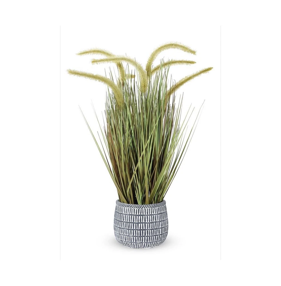 Safavieh Faux Grass 21" Potted Plant