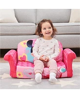 Marshmallow Furniture Kids 2-in-1 Flip Open Foam Compress Sofa Bed, Minnie Mouse