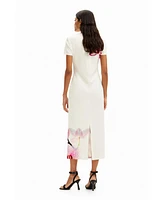 Desigual Women's M. Christian Lacroix orchid midi dress