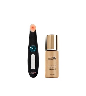 GLO24K Triple Action Eye Care Therapy Wand + 24K Eye Serum