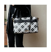 Mkf Collection Vivian Plaid Tote Satchel Bag by Mia K