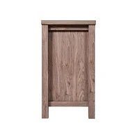 Merrick Lane Agustin Two-Drawer Engineered Wood Buffet Sideboard Cabinet With Open Shelf, Two Tempered Glass Doors For Dining Room/Kitchen