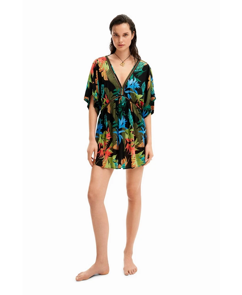 Desigual Women's Tropical tunic dress