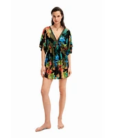 Desigual Women's Tropical tunic dress