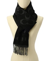 Coach Women's Signature C Printed Scarf