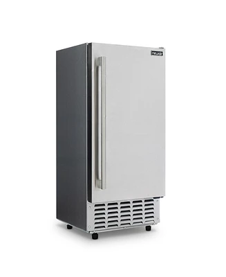 Newair 15” Undercounter Nugget Ice Maker, Pebble Ice Maker Producing 66 lbs. Daily, Built