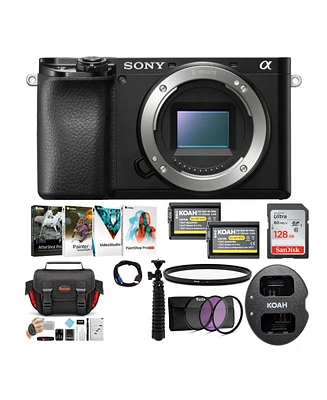 Sony Alpha a6100 Aps-c Mirrorless Interchangeable-Lens Camera (Body Only) Bundle