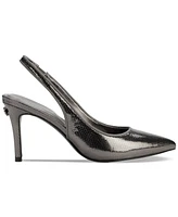 Karl Lagerfeld Paris Women's Rosalyn Pointed-Toe Slingback Pumps