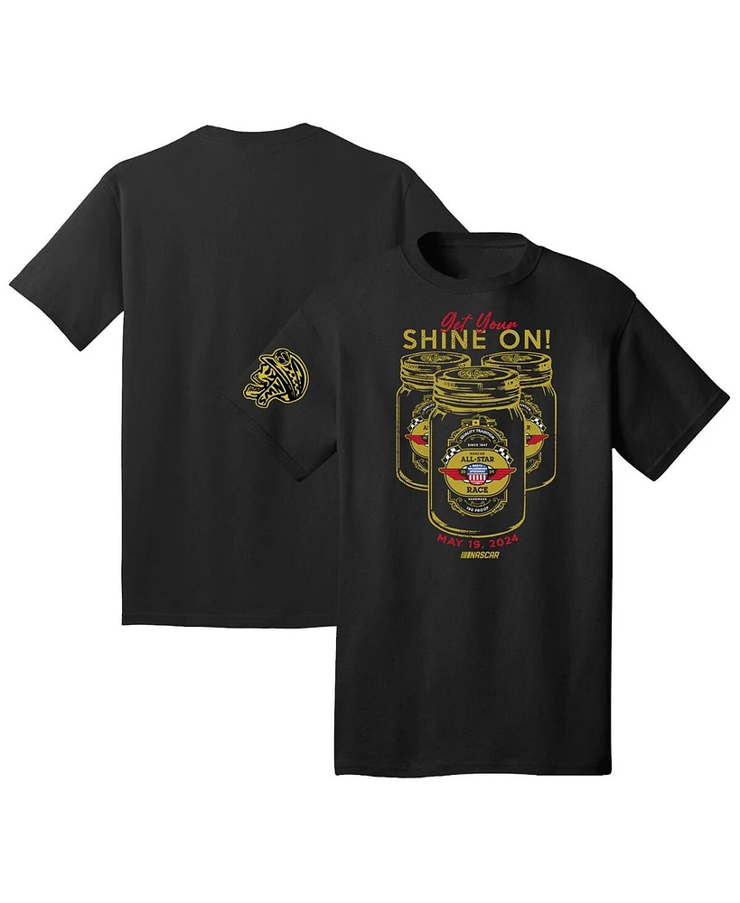 Smi Properties Men's Black North Wilkesboro Speedway 2024 Nascar All-Star Race Shine Event T-Shirt