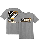 E2 Apparel Men's Heather Charcoal Corey LaJoie Celsius Car T-Shirt