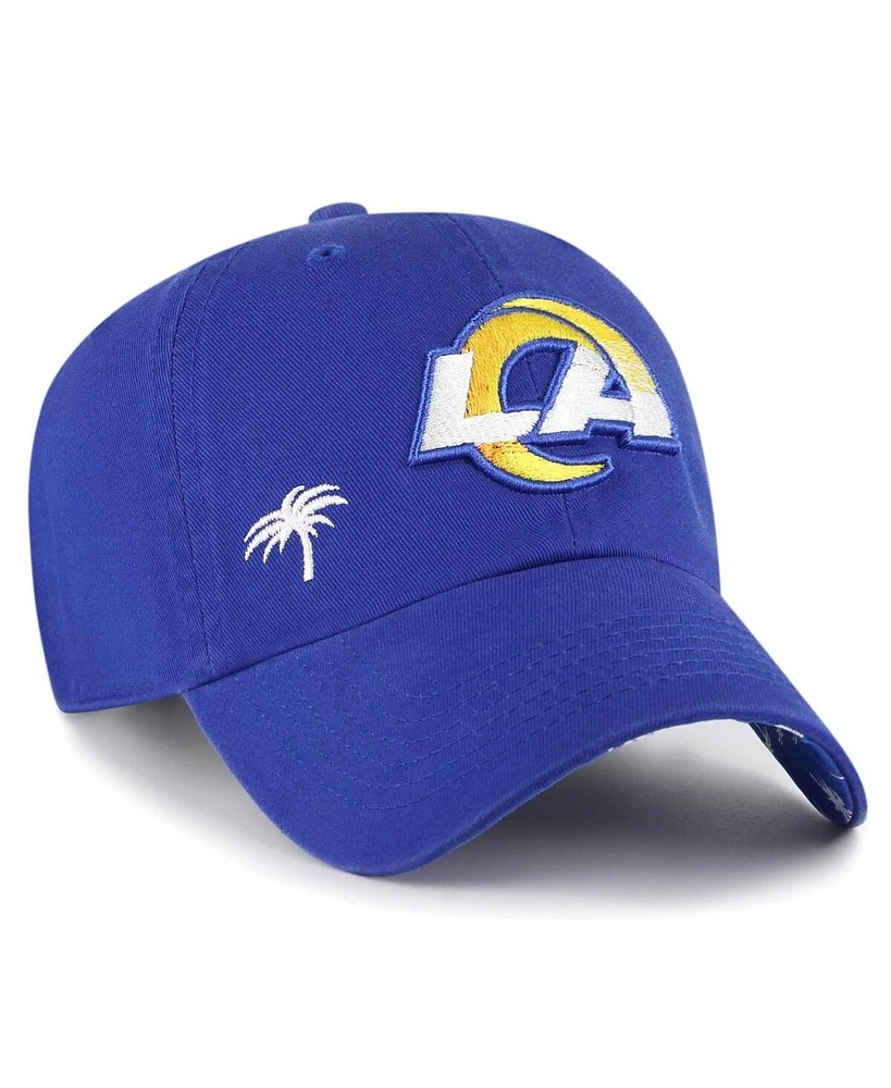 '47 Brand Women's Royal Los Angeles Rams Confetti Icon Clean Up Adjustable Hat