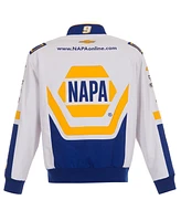 Jh Design Men's Chase Elliott Napa Twill Driver Uniform Full-Snap Jacket