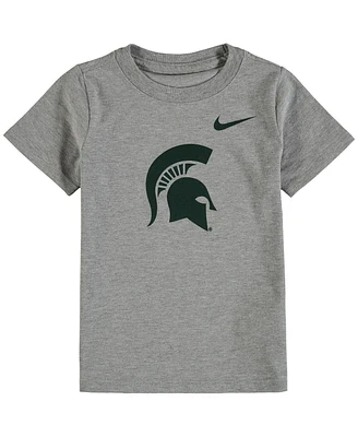 Nike Toddler Heathered Gray Michigan State Spartans Logo T-Shirt