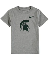 Nike Toddler Heathered Gray Michigan State Spartans Logo T-Shirt