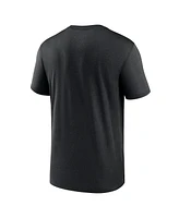 Nike Men's Black Miami Marlins Authentic Collection Early Work Tri-Blend Performance T-Shirt