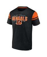 Fanatics Men's Black Cincinnati Bengals Old School Play Slub T-Shirt