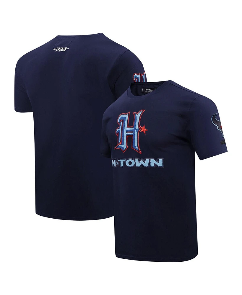 Pro Standard Men's Navy Houston Texans H-Town T-Shirt