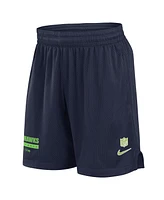 Nike Men's College Navy Seattle Seahawks 2024 Sideline Performance Mesh Shorts