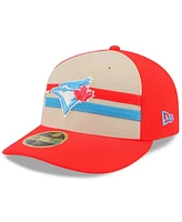 New Era Men's Tan/Coral Toronto Blue Jays 2024 Mlb All-Star Game Low Profile 59FIFTY Fitted Hat