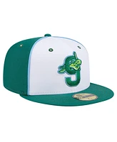 New Era Men's White Daytona Tortugas Theme Night the Nine 59FIFTY Fitted Hat