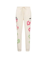 Freeze Max Women's Snoopy Cream Peanuts Sweet Fleece Jogger