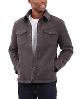 Lucky Brand Men's Quilted Wool Shirt Jacket