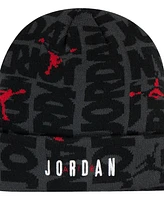 Jordan Big Kids 2fer Beanie Set