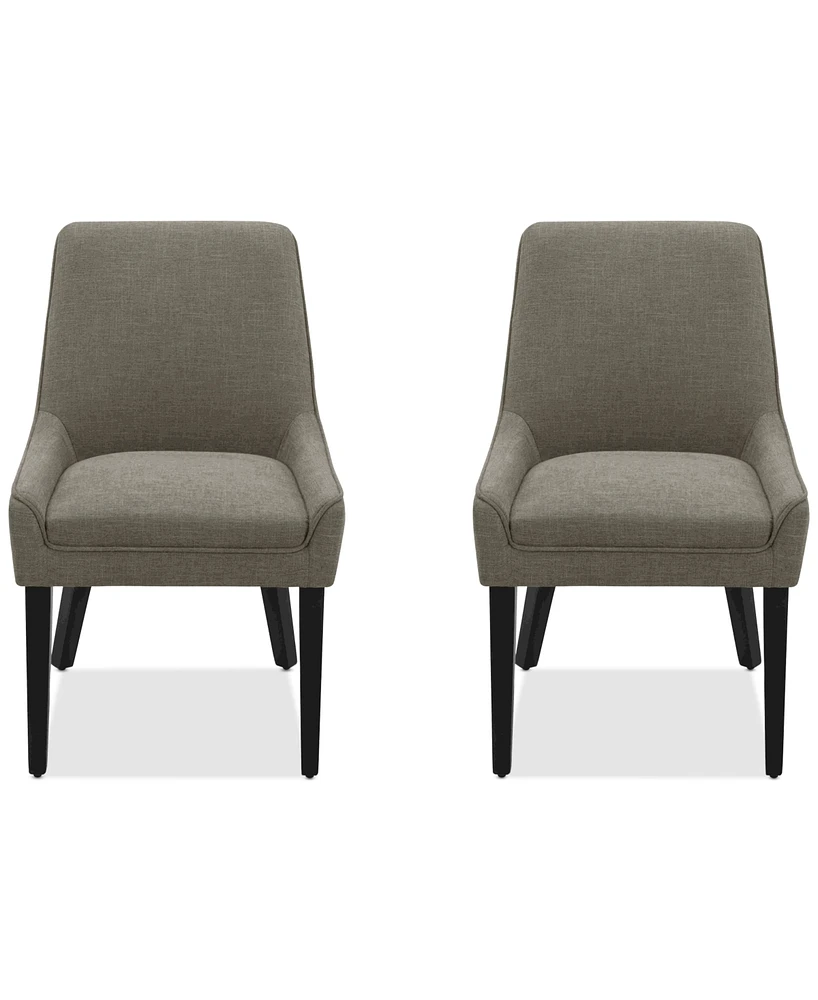 Everly Ii 2-Pc. Dining Chair Set, Created for Macy's
