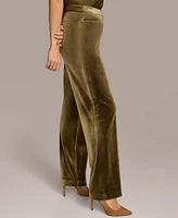 Donna Karan New York Women's Velvet Straight-Leg Pants