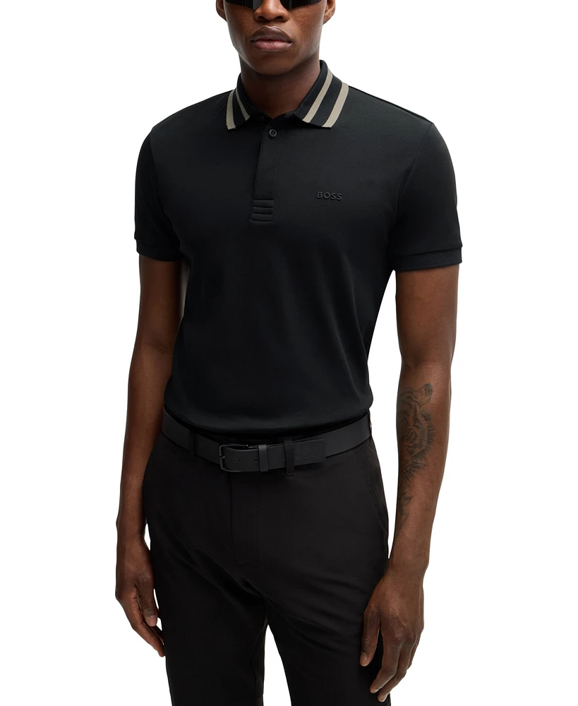 Boss by Hugo Men's Logo Detail Polo Shirt