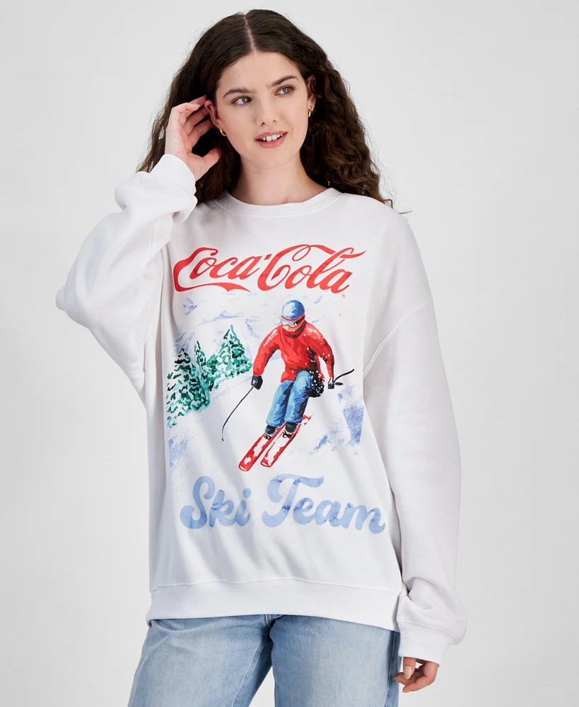 Grayson Threads, The Label Juniors' Coca-Cola Ski Team Sweatshirt