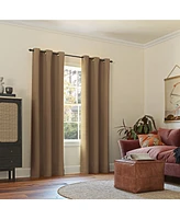 Sun Zero Preston Grommet Top Blackout Curtain Panel, 40" x 84"