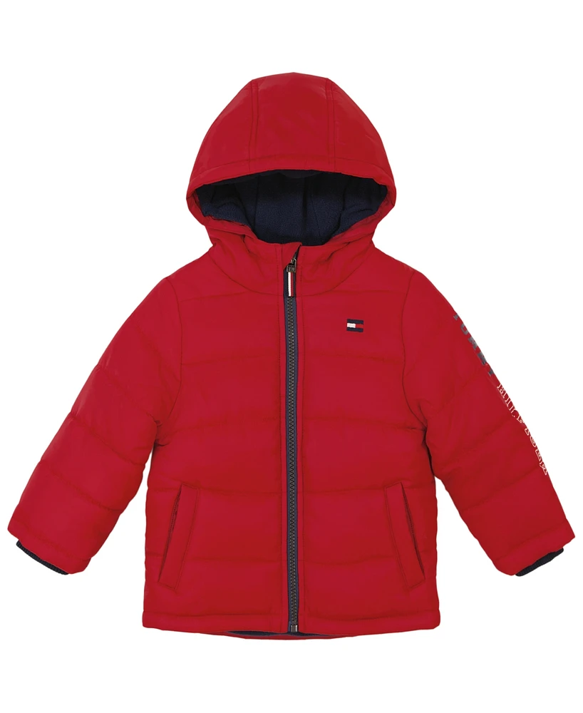 Tommy Hilfiger Baby Boys Sleeve Logo Puffer Jacket