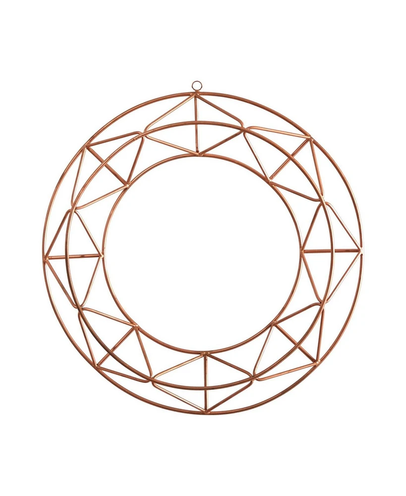 Slickblue Geometric Copper Wall Decor - Modern and Stylish Wall Art